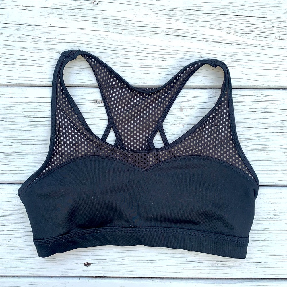 Hollister Black Netted Sportabra